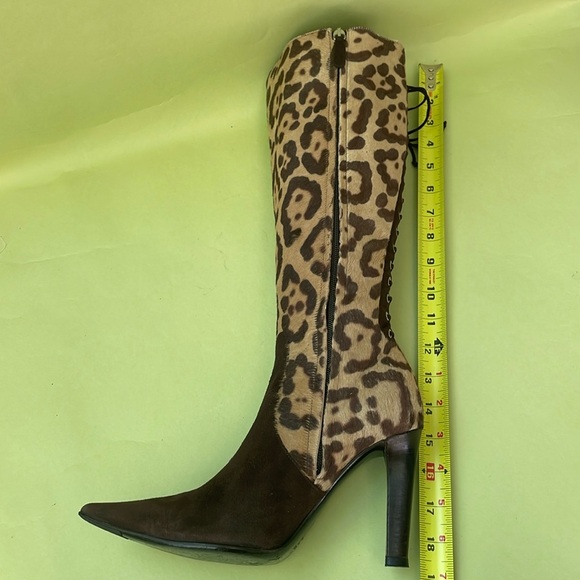 Vintage tan/brown Valentino Garavani leather boots - Picture 14 of 16
